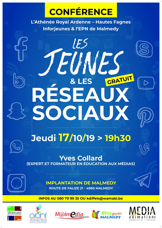 CONFÉRENCE – Les jeunes et les réseaux sociaux - Wamabi